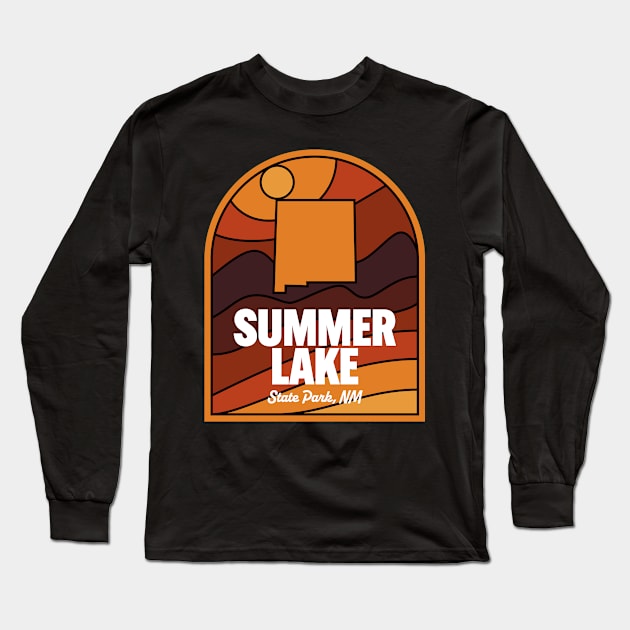 Summer Lake State Park New Mexico Long Sleeve T-Shirt by HalpinDesign